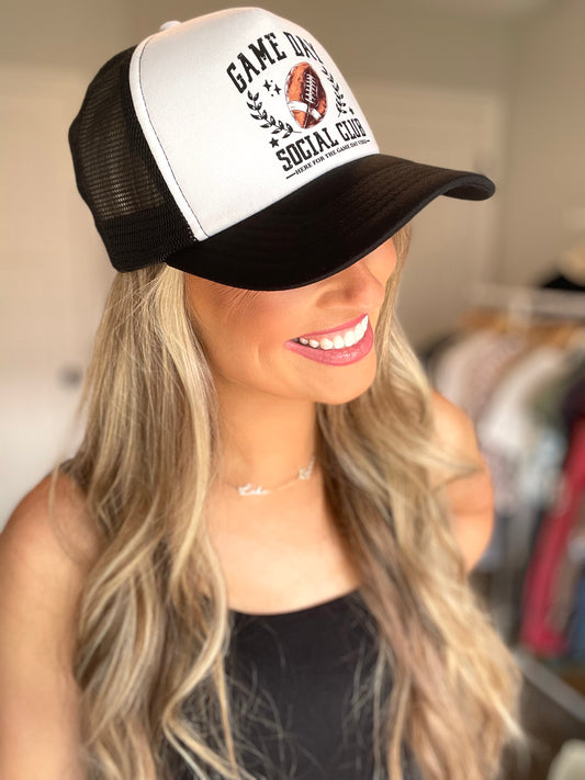 Game Day Social Club Football Trucker Hat