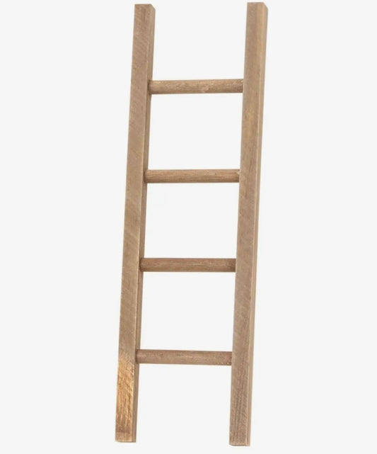 Brown Finish Wooden Decor Ladder