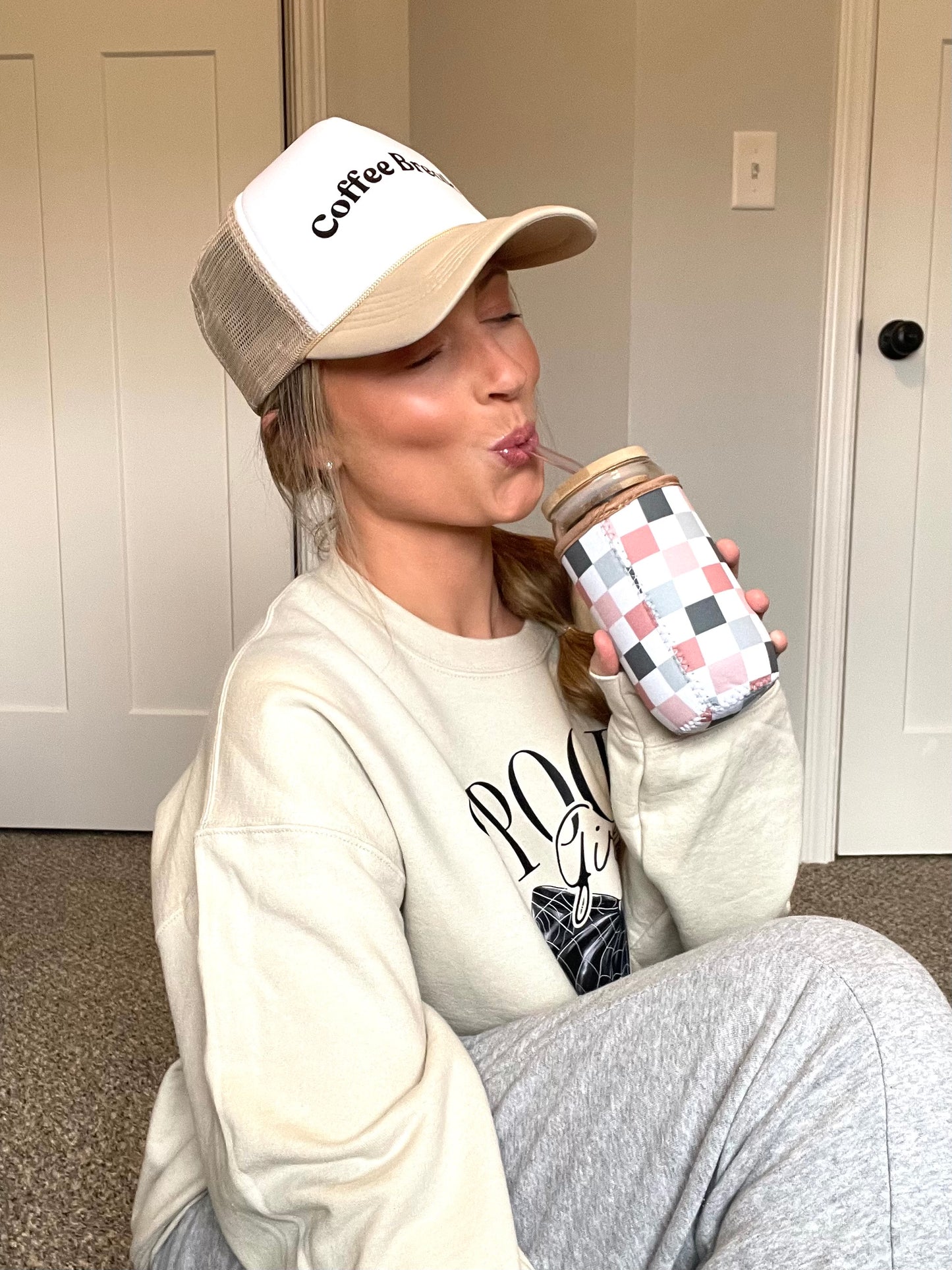 Coffee Break Trucker Hat