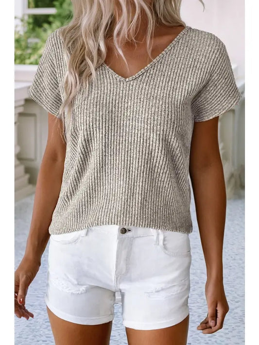 Short Sleeve Bow Back