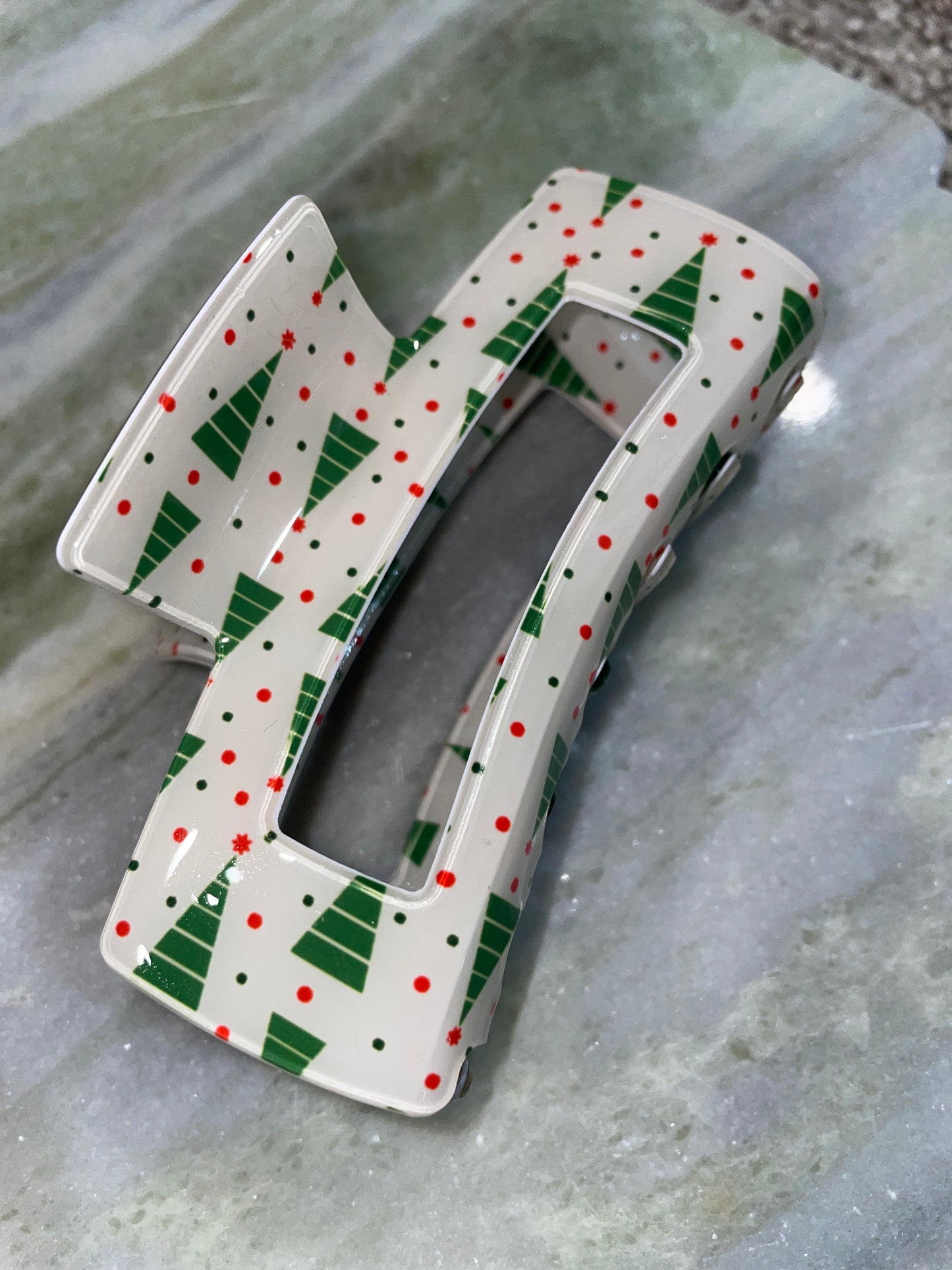 Christmas Tree Claw Clip