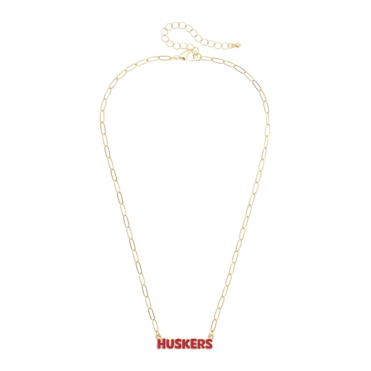 NEBRASKA HUSKERS Outline Necklace