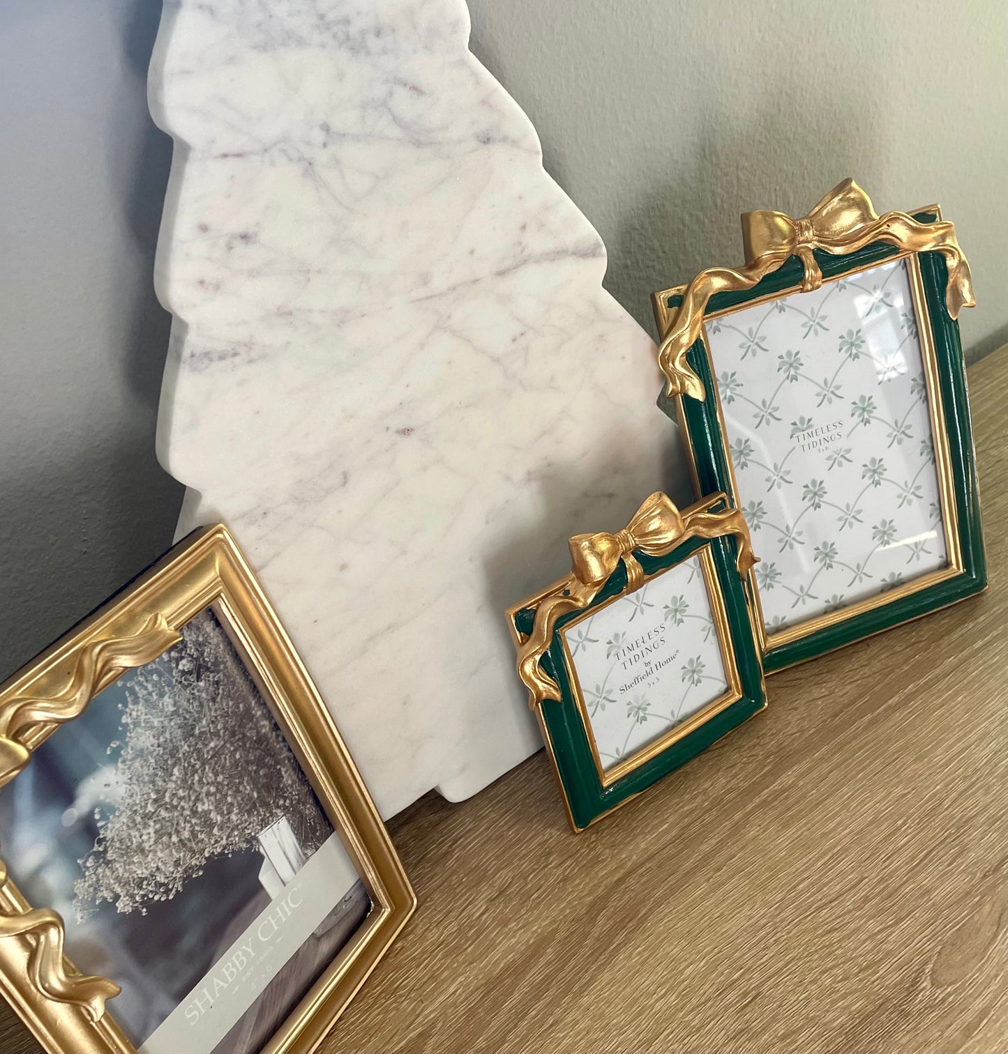 4x6 Single Green & Gold Picture Frame
