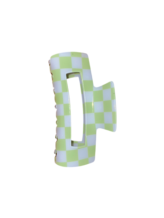 Checkered Claw Clip