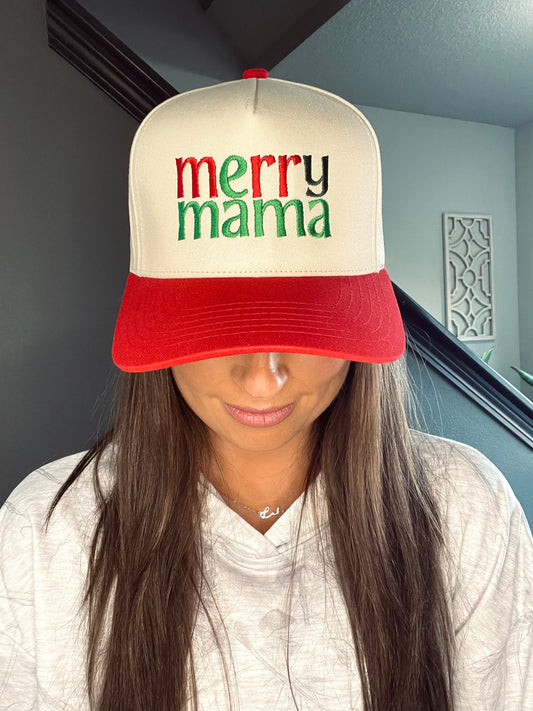 Red Merry Mama Hat