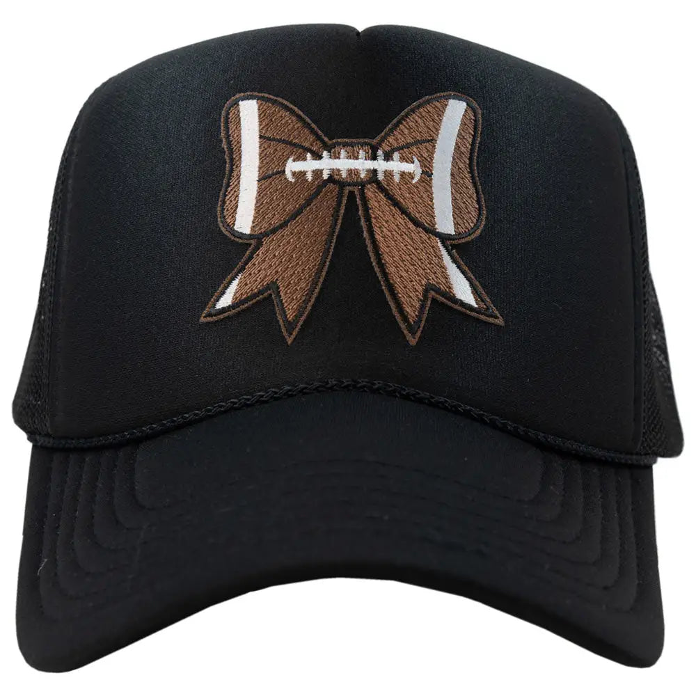 Football Bow Trucker Hat