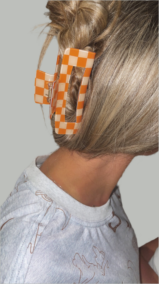 Checkered Claw Clip