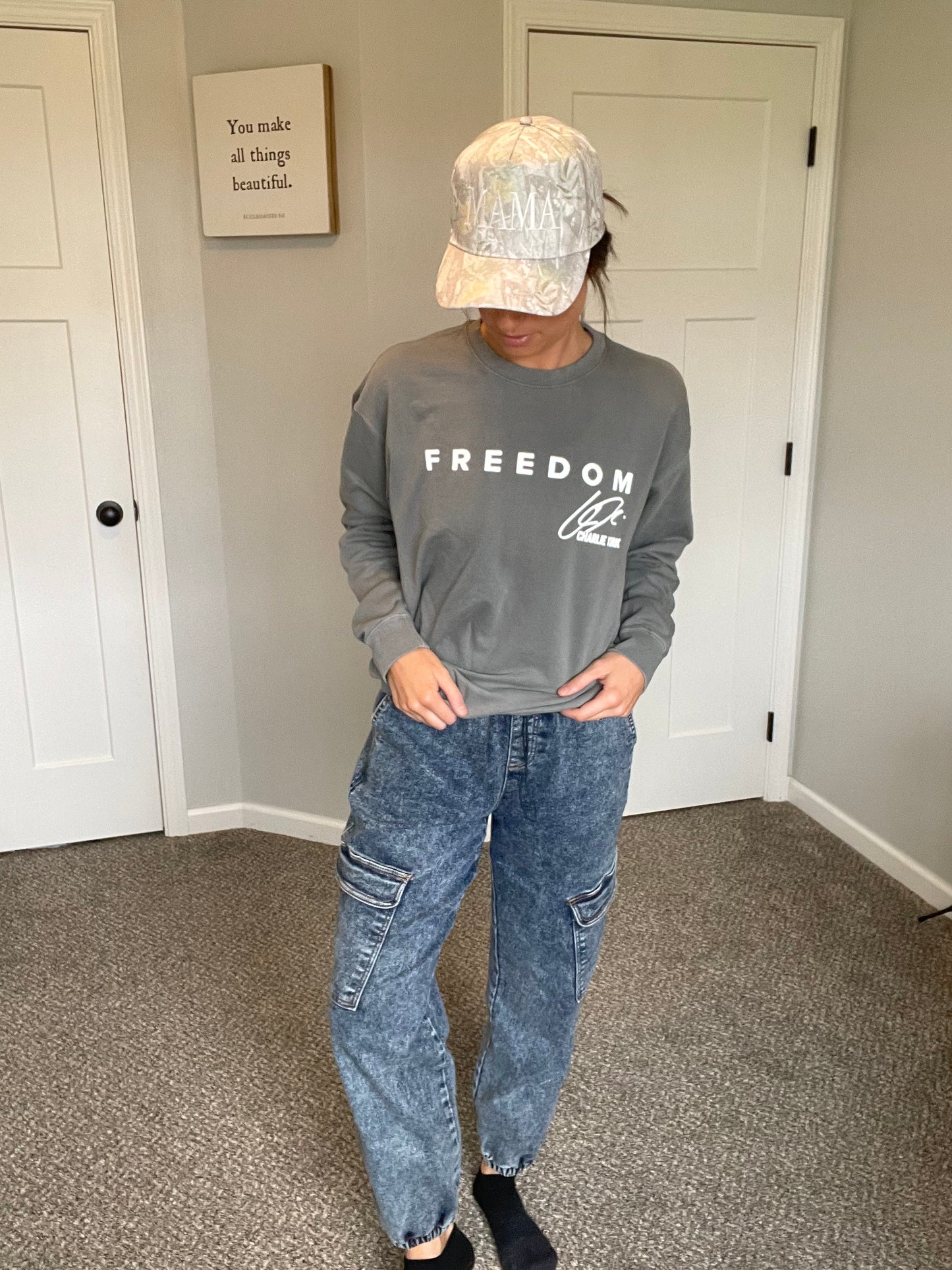 Drawstring Cargo Jogger Jeans