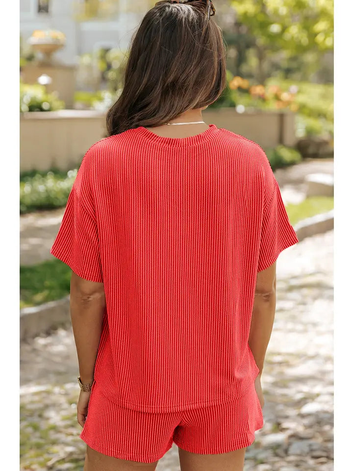 USA Graphic T-shirt and Short Set