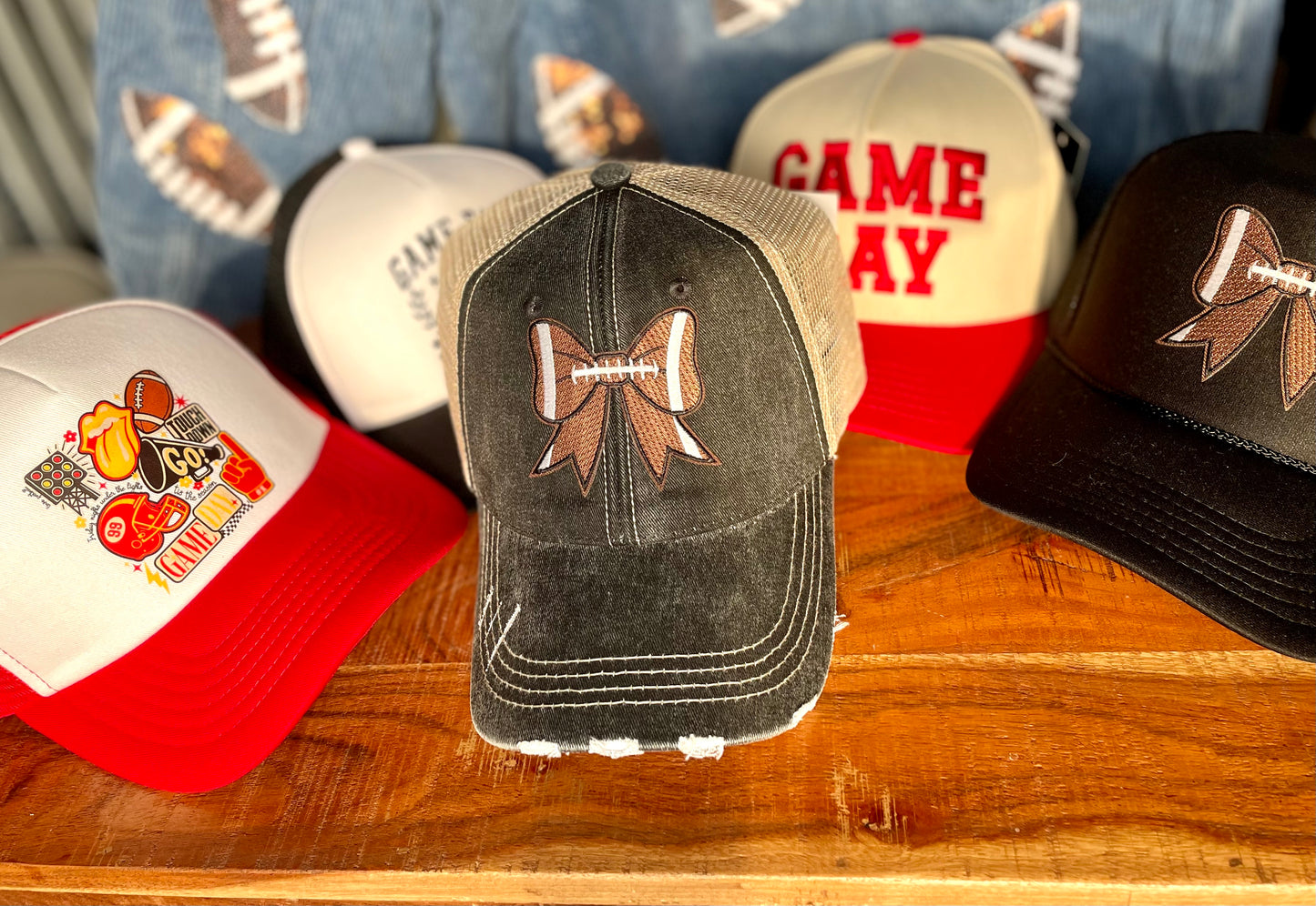 Vintage Style Football Hat