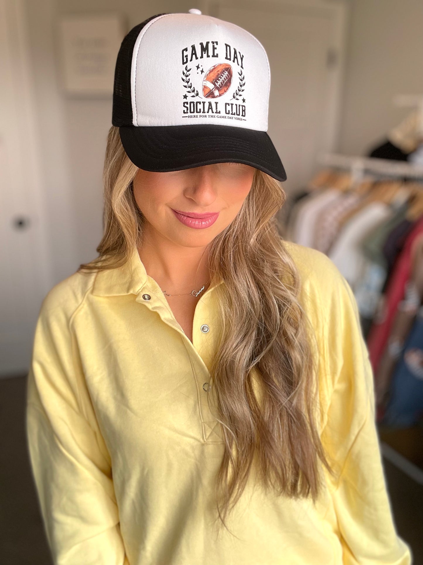 Game Day Social Club Football Trucker Hat