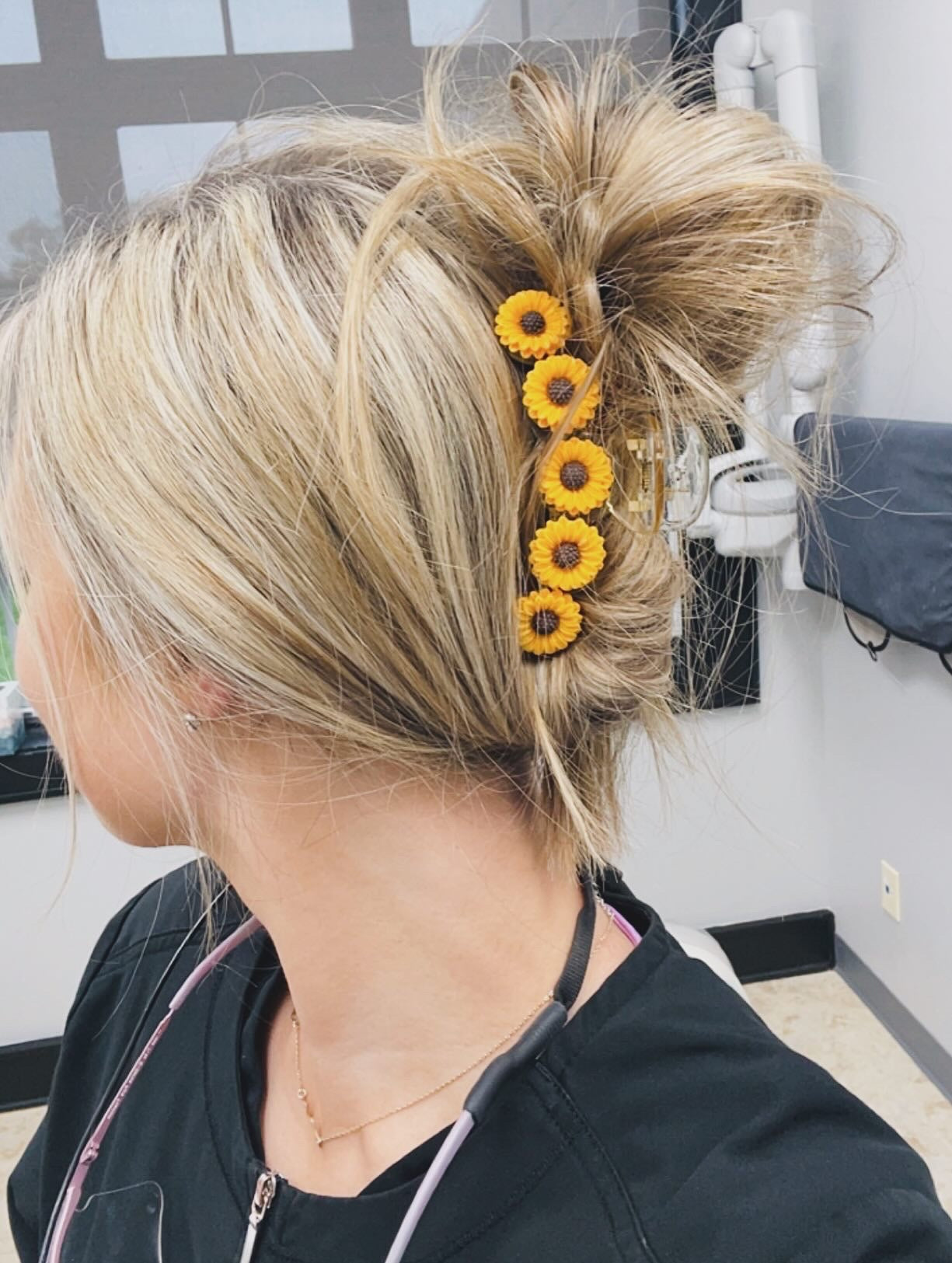 Sunflower Claw Clip