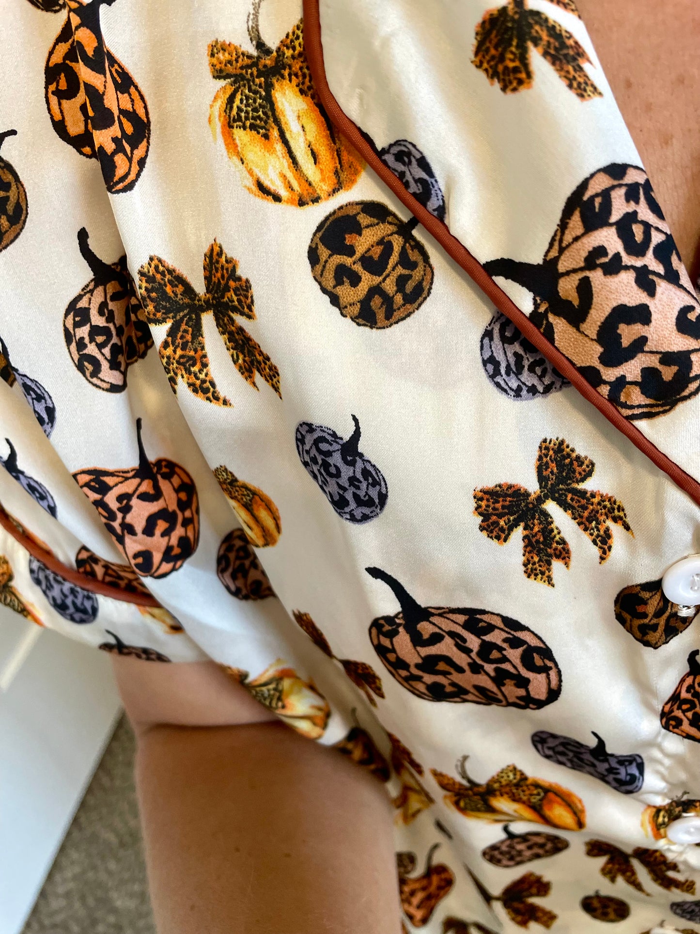 Pumpkin Two-Piece PJ Set