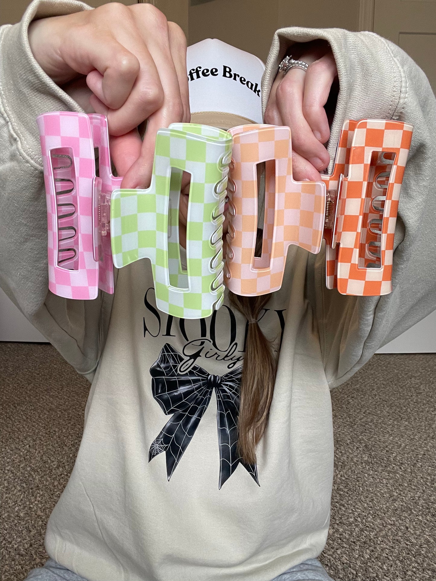 Checkered Claw Clip