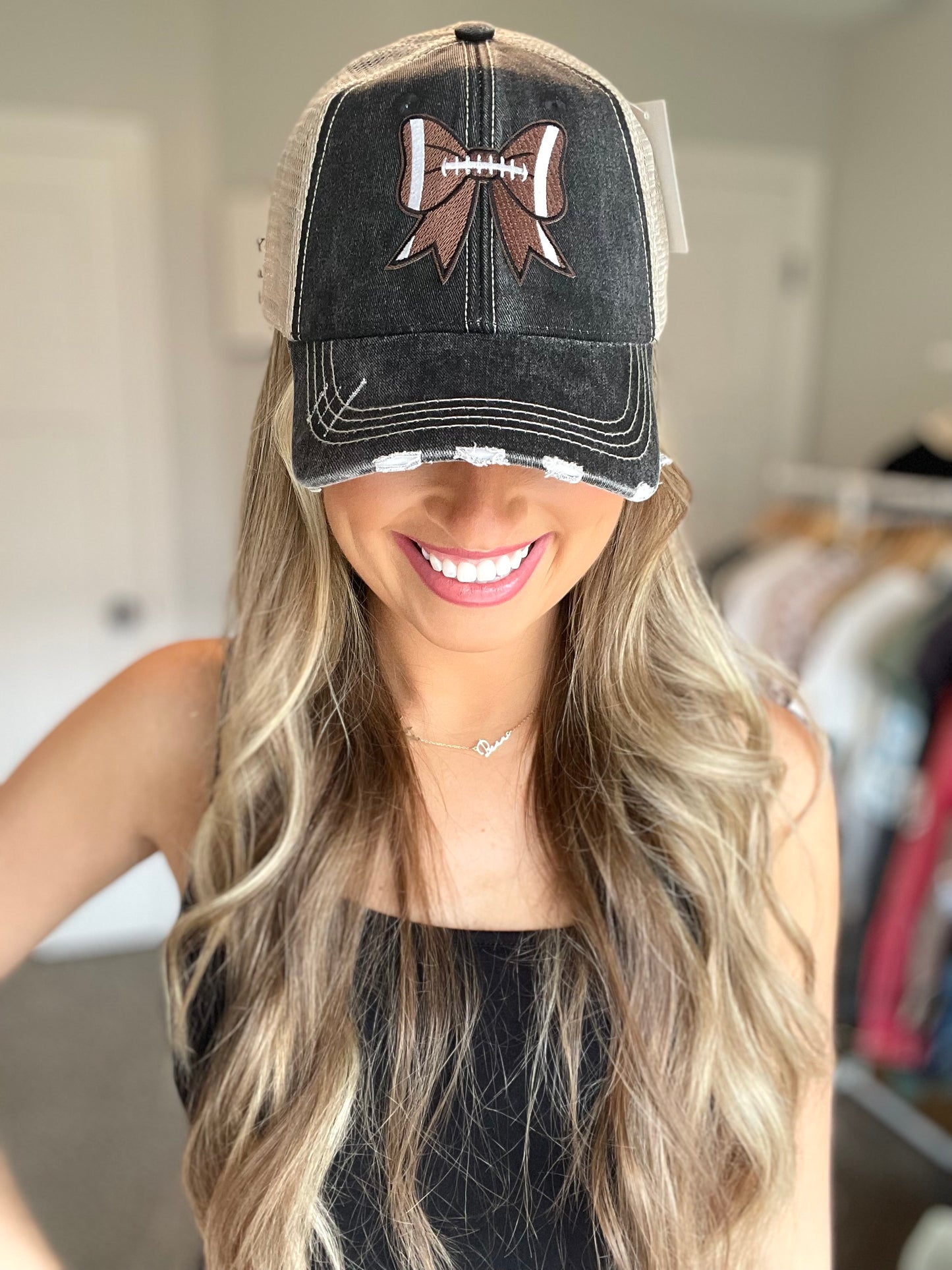 Vintage Style Football Hat