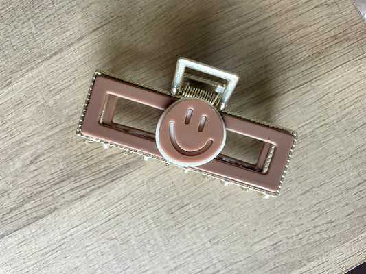 Smiley Hair Claw Clip