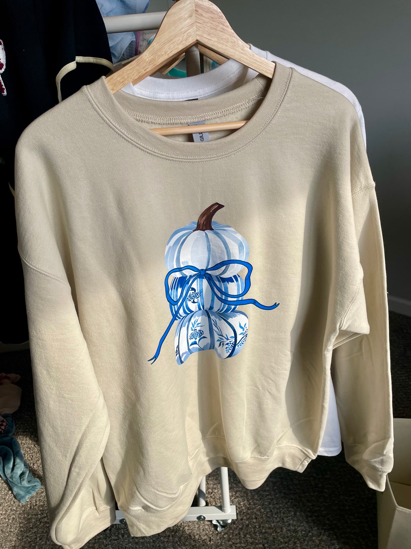 Pumpkin Bow Sweatshirt