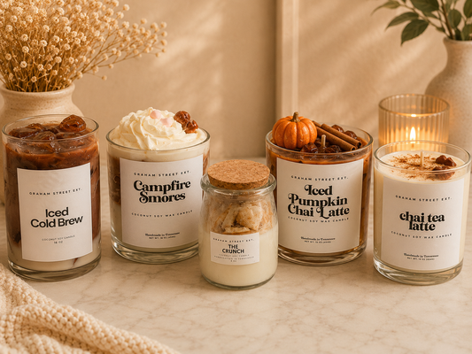 Cinnamon Chai Tea Latte 16oz Soy Wax Candle