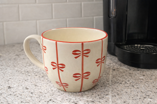 Red Bow Coffee Mugs