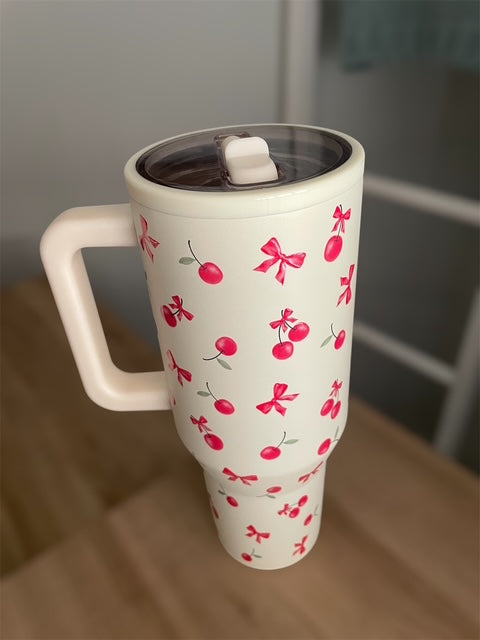 40oz Spill-Free Stainless Steel Vacuum Tumbler