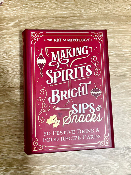 Single Pack Festive Drinks & Snacks Recipe Cards