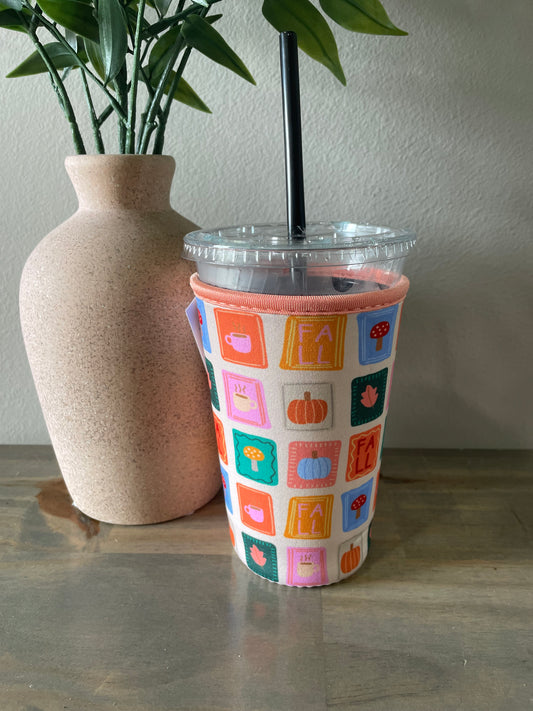 Fall Coffee Koozie