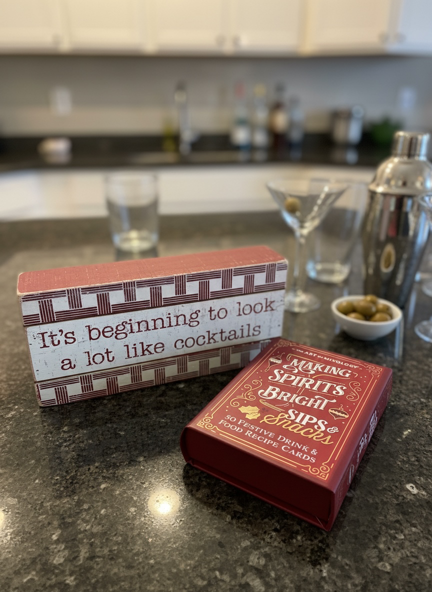 Single Pack Festive Drinks & Snacks Recipe Cards
