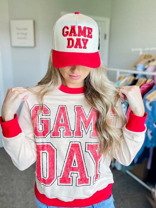 Game Day Embroidered Trucker Hat
