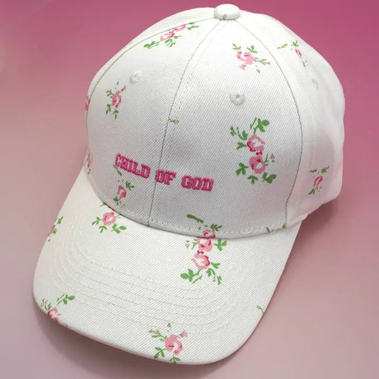 Floral Child of God Baseball Hat