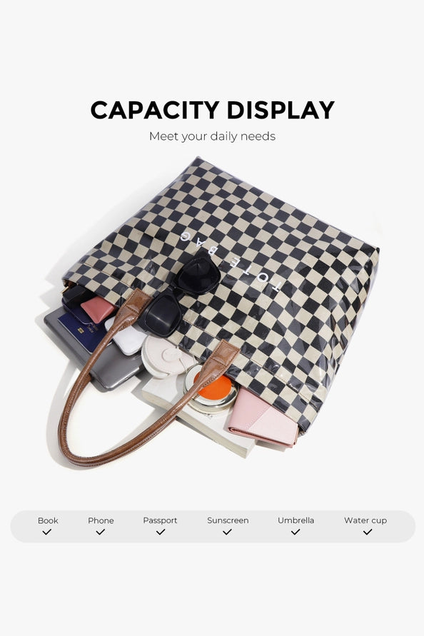Camouflage Glossy Pu Leather Tote Bag
