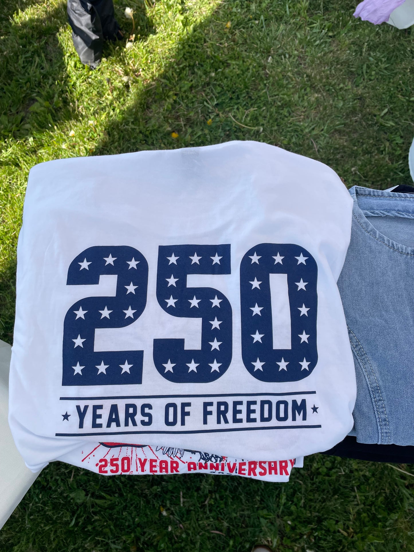 250th Anniversary Fourth of July Tee Shirt