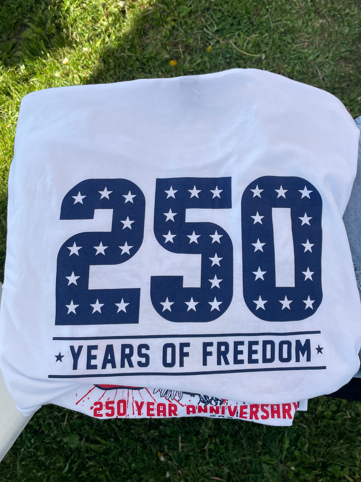 250th Anniversary Fourth of July Tee Shirt