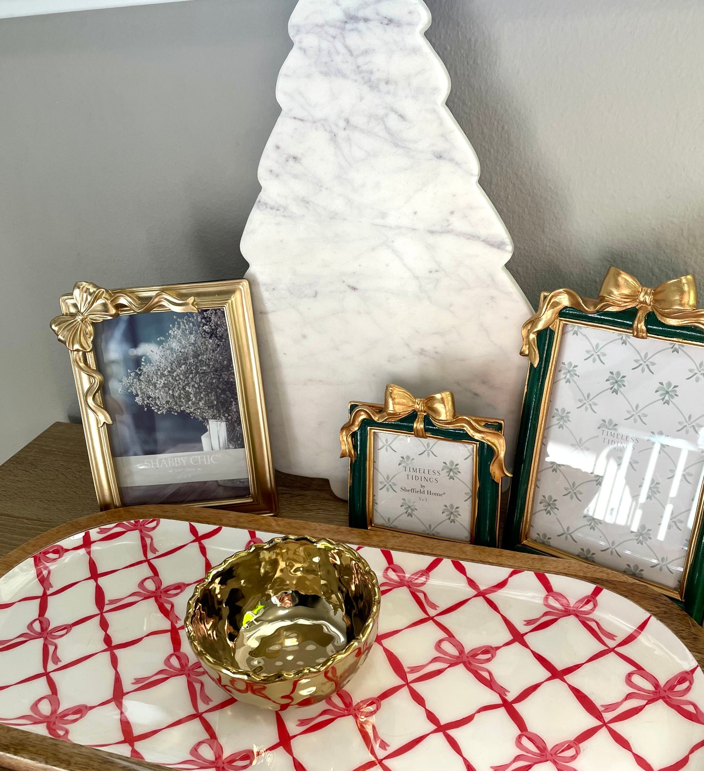 4x6 Single Green & Gold Picture Frame