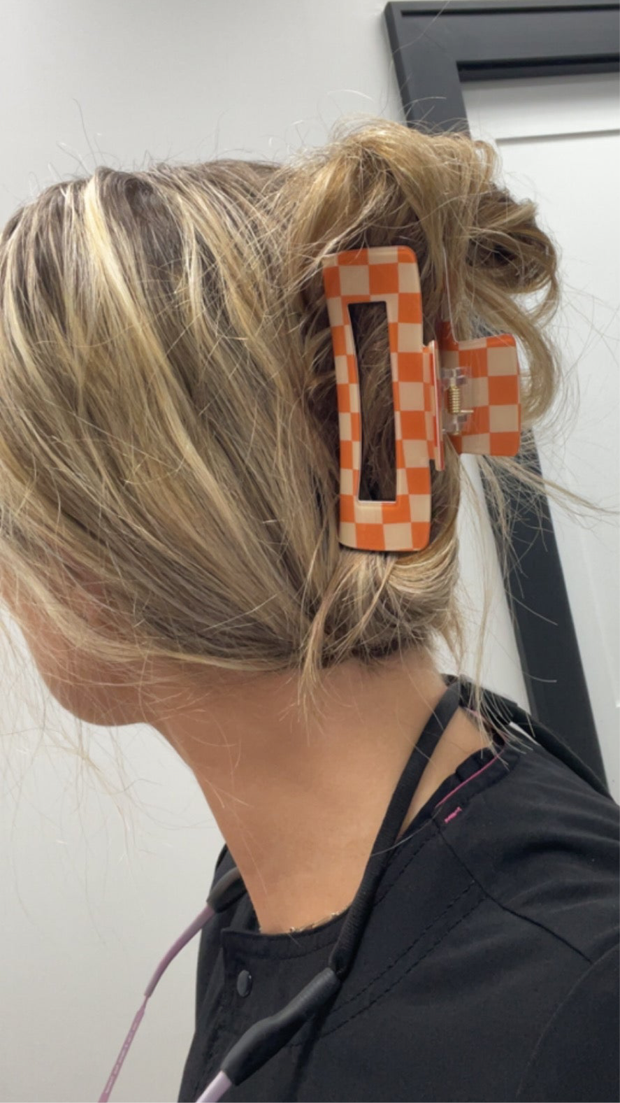 Checkered Claw Clip
