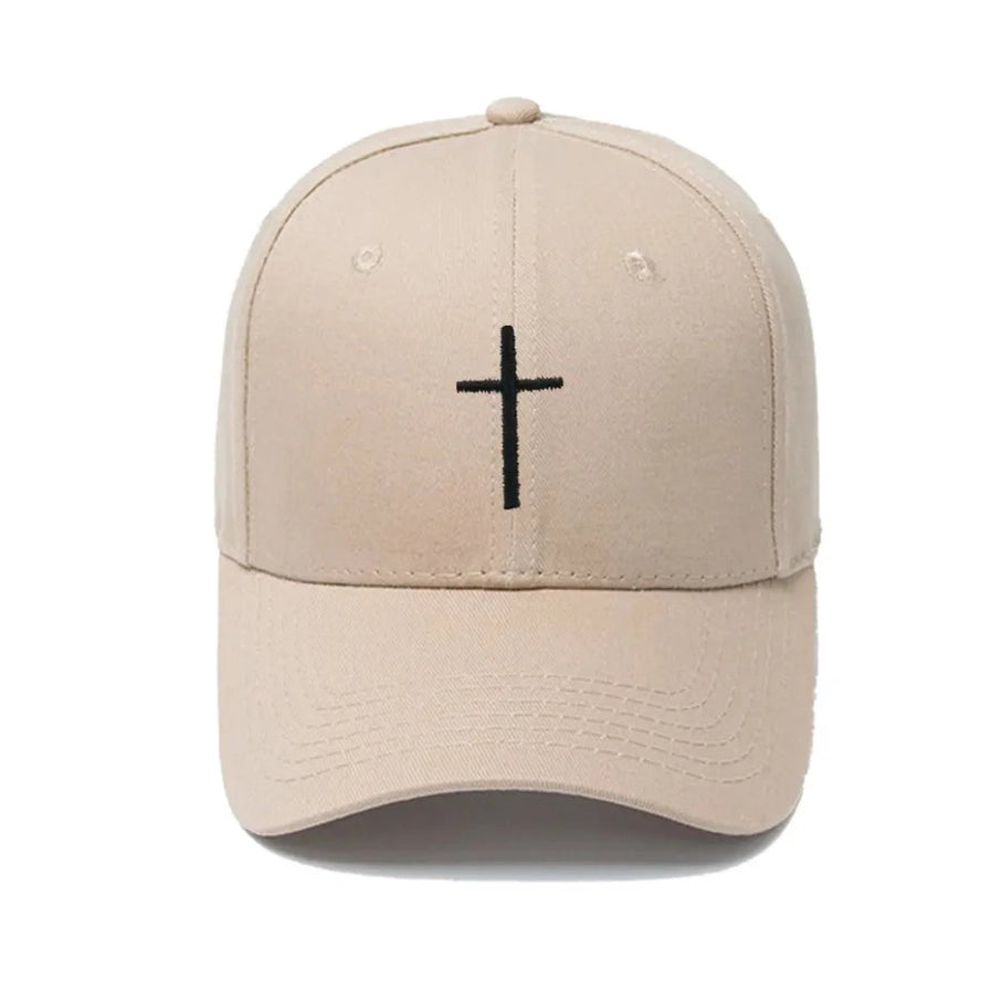Cross Embroidered Baseball Hat