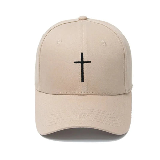 Cross Embroidered Baseball Hat