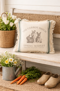 The Carrot Patch Sack Stripe Pillow