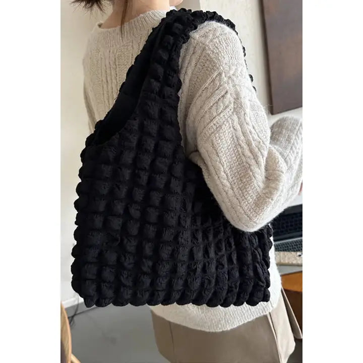 Cloud Puffy Shoulder Tote Bag (multiple colors available)
