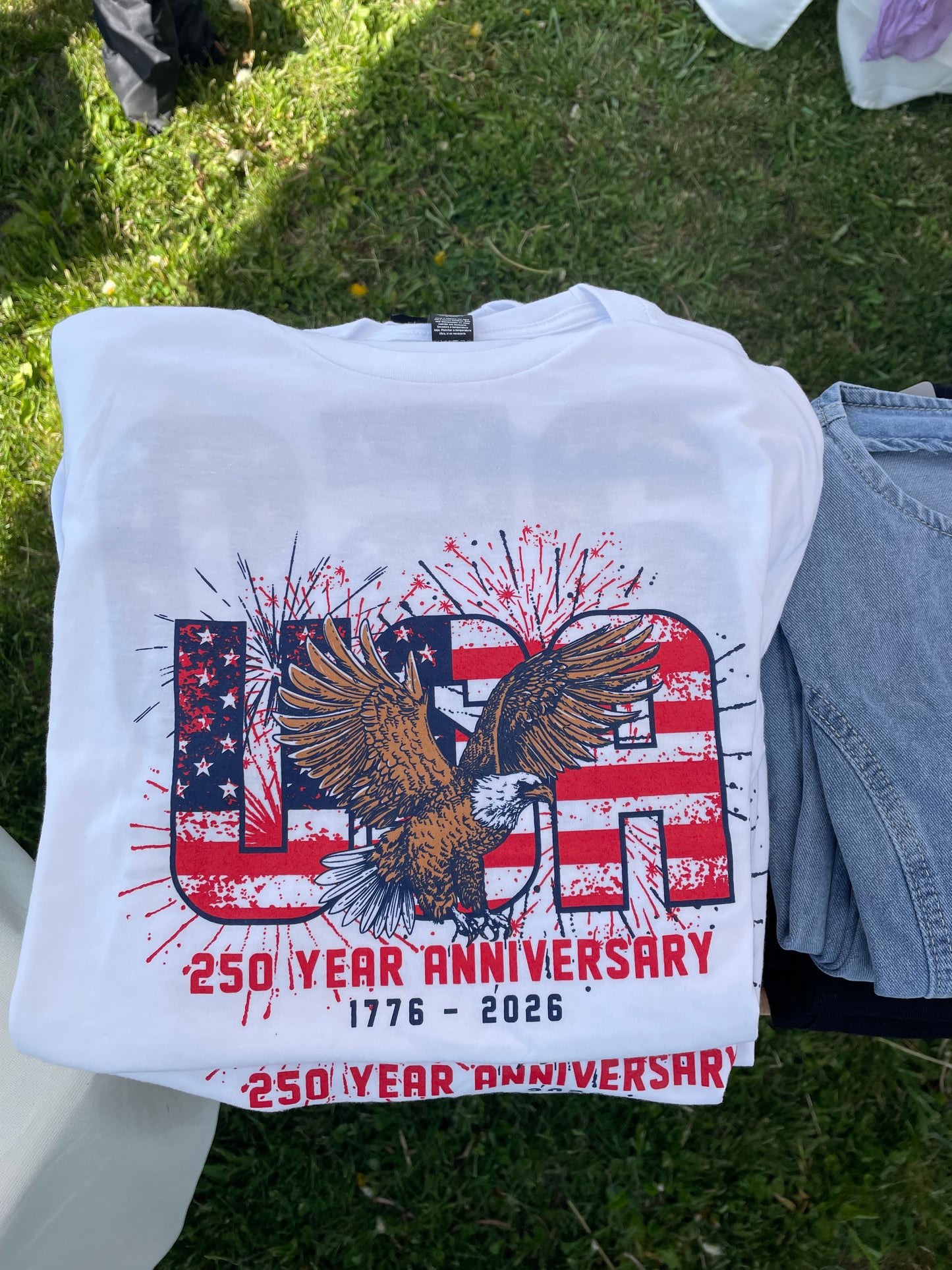 250th Anniversary Fourth of July Tee Shirt