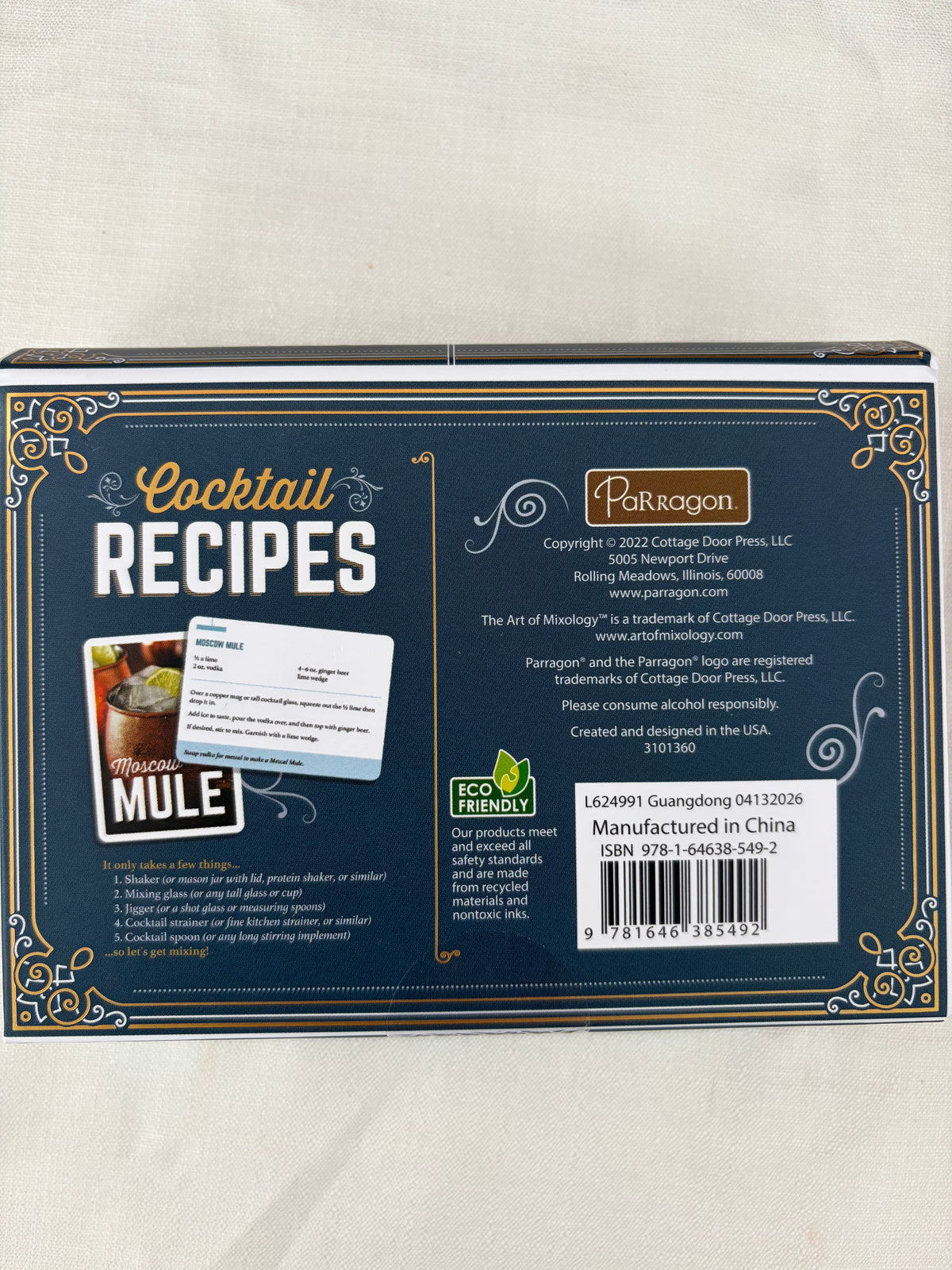 Cocktail Recipes-100 cards