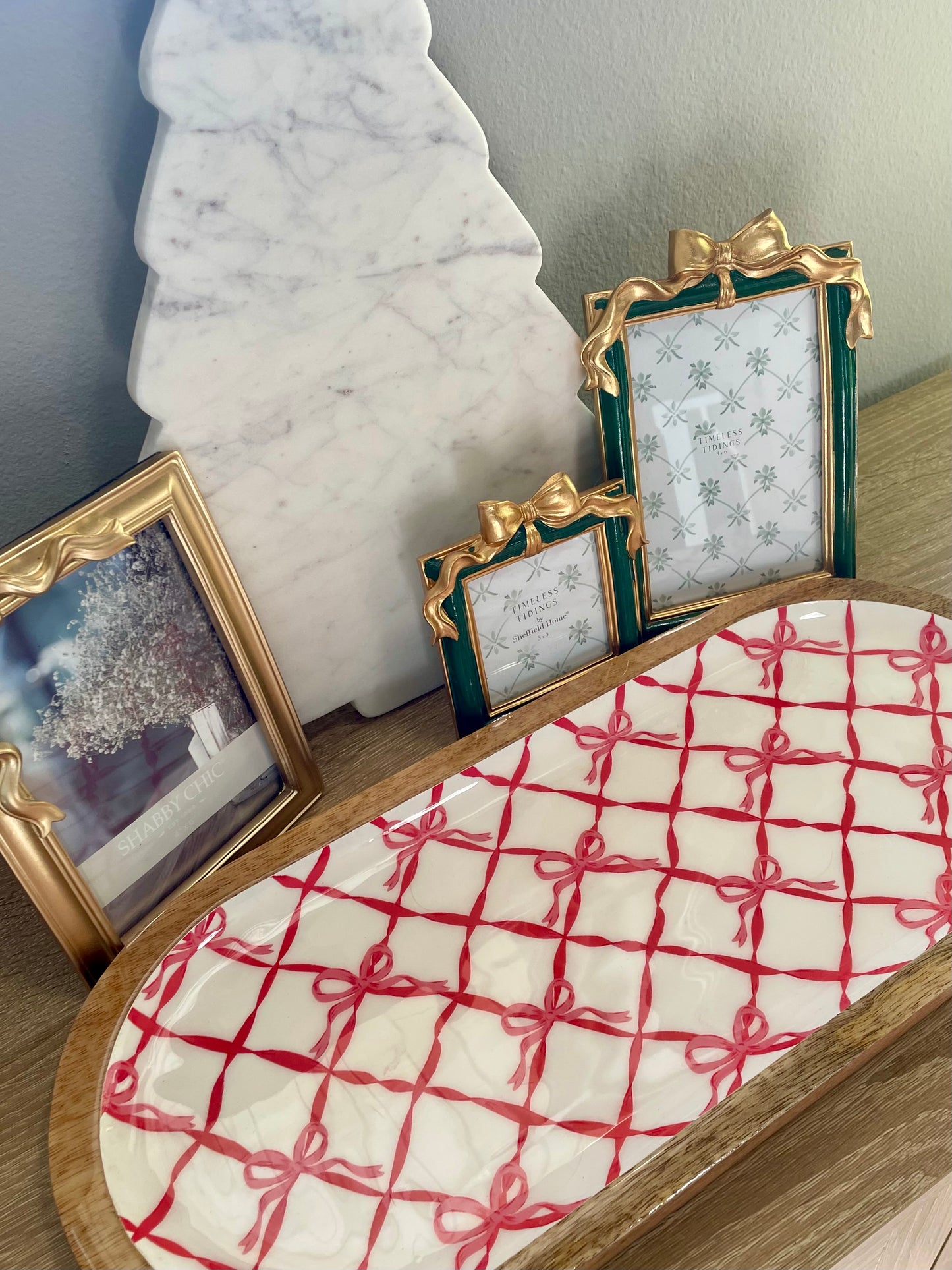 4x6 Single Green & Gold Picture Frame