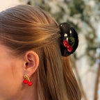 Cherry Bow Earrings