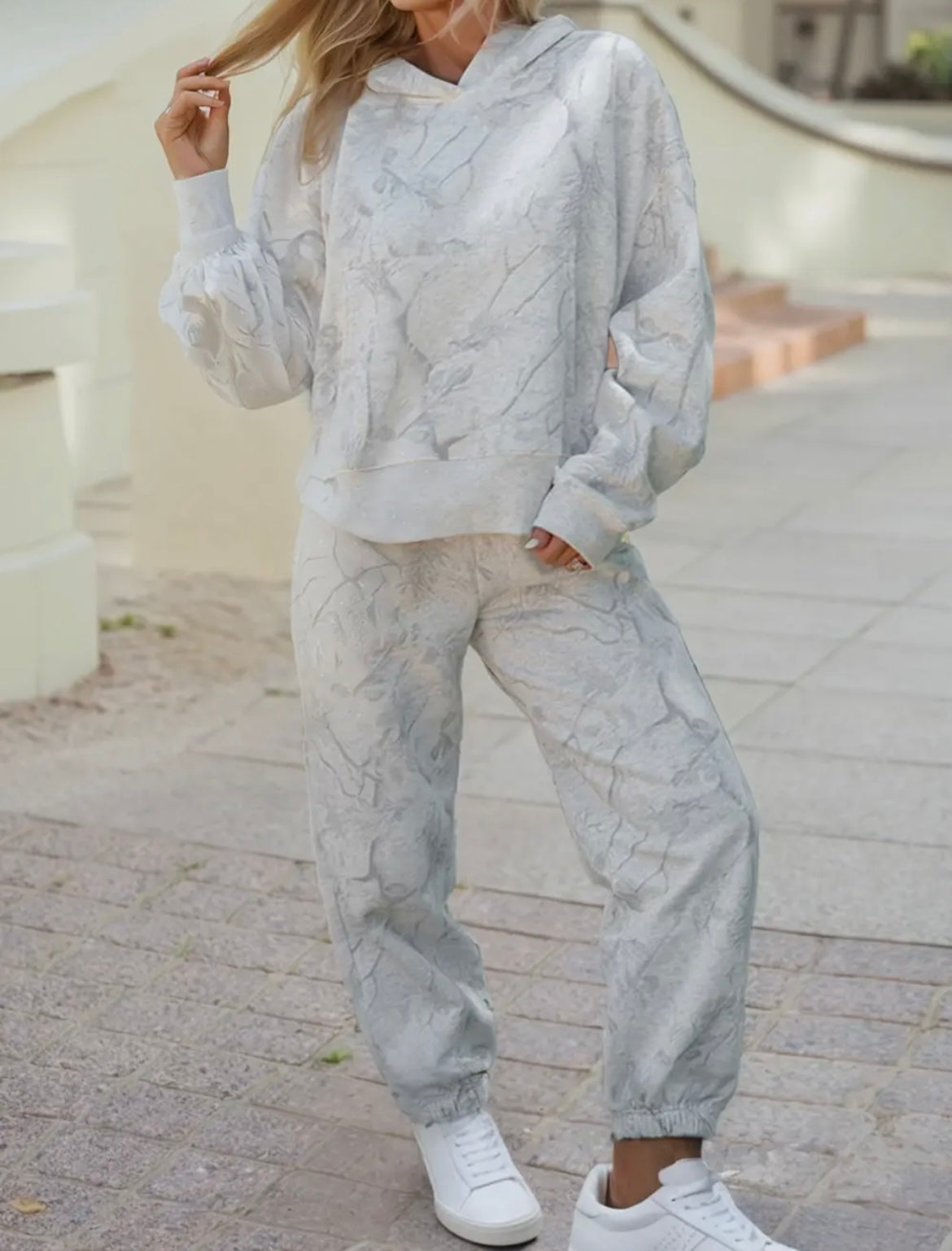 Leafy Hoodie Sweat Set