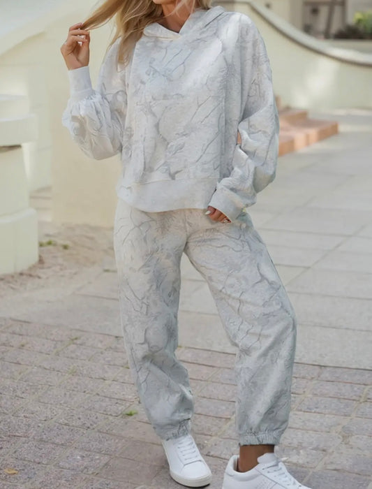 Leafy Hoodie Sweat Set