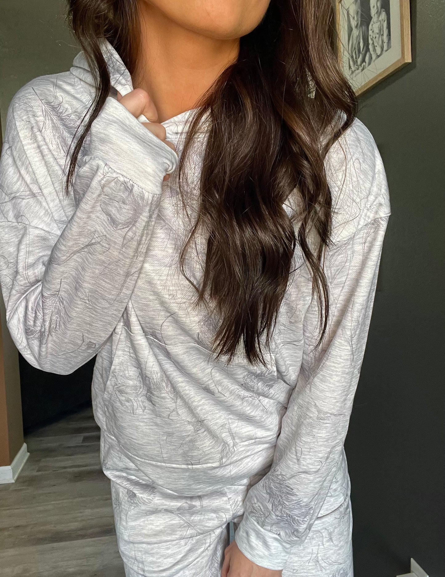 Leafy Hoodie Sweat Set