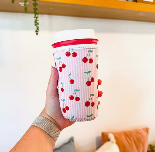 Cherry Iced Coffee Sleeve