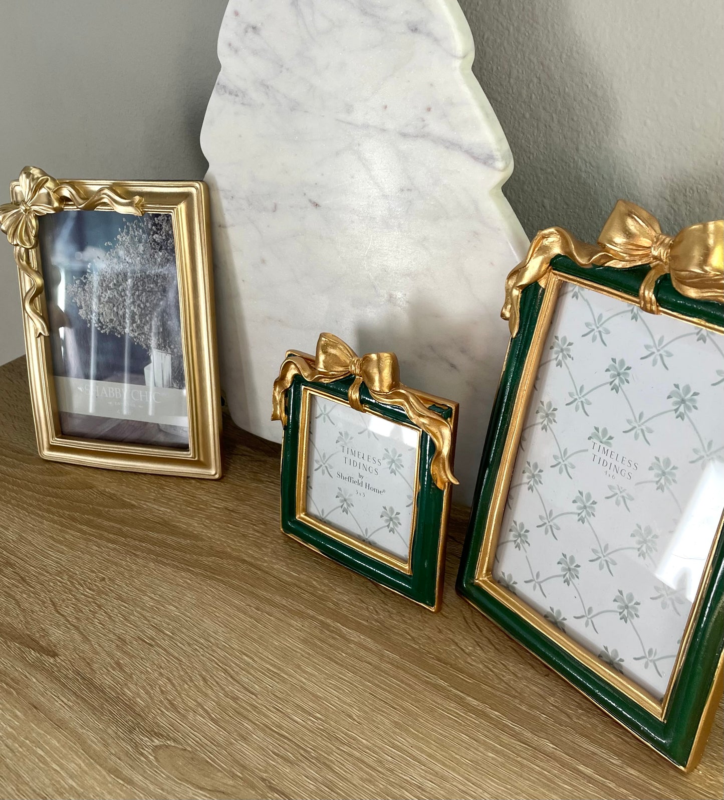 4x6 Single Green & Gold Picture Frame