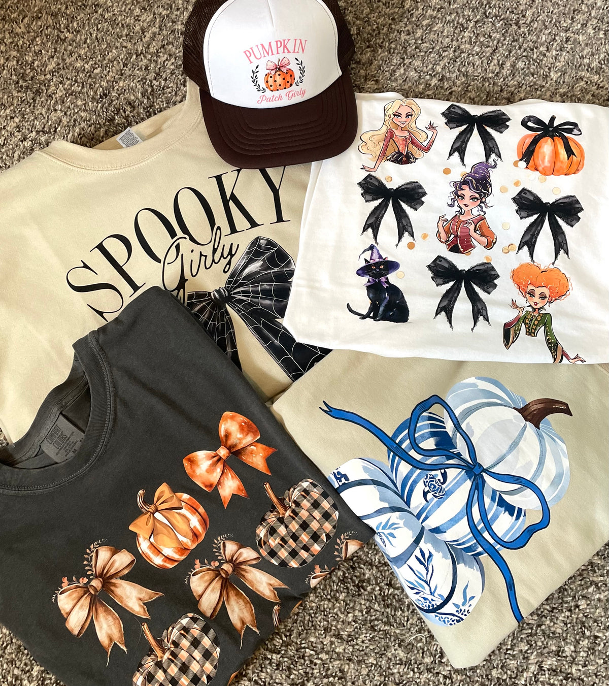 Pumpkin Bow Sweatshirt