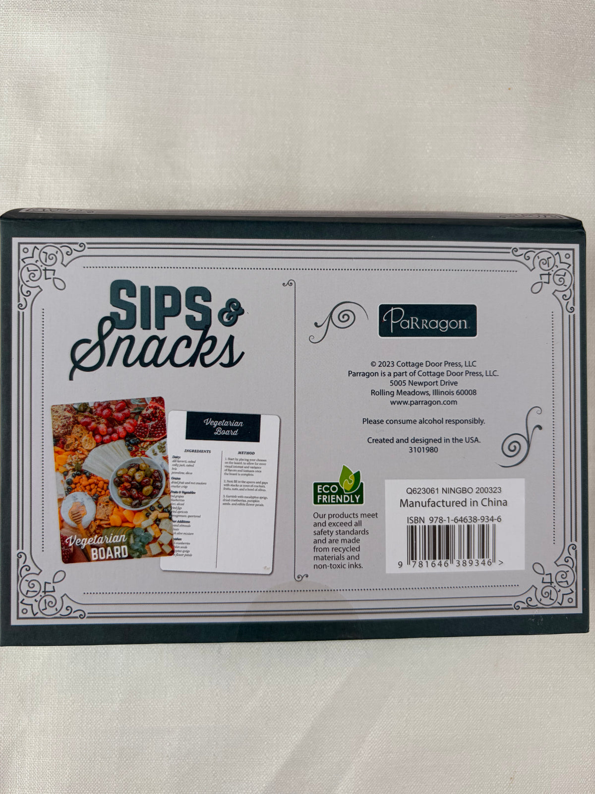 Sips & Snacks Recipe Cards - 50 cards