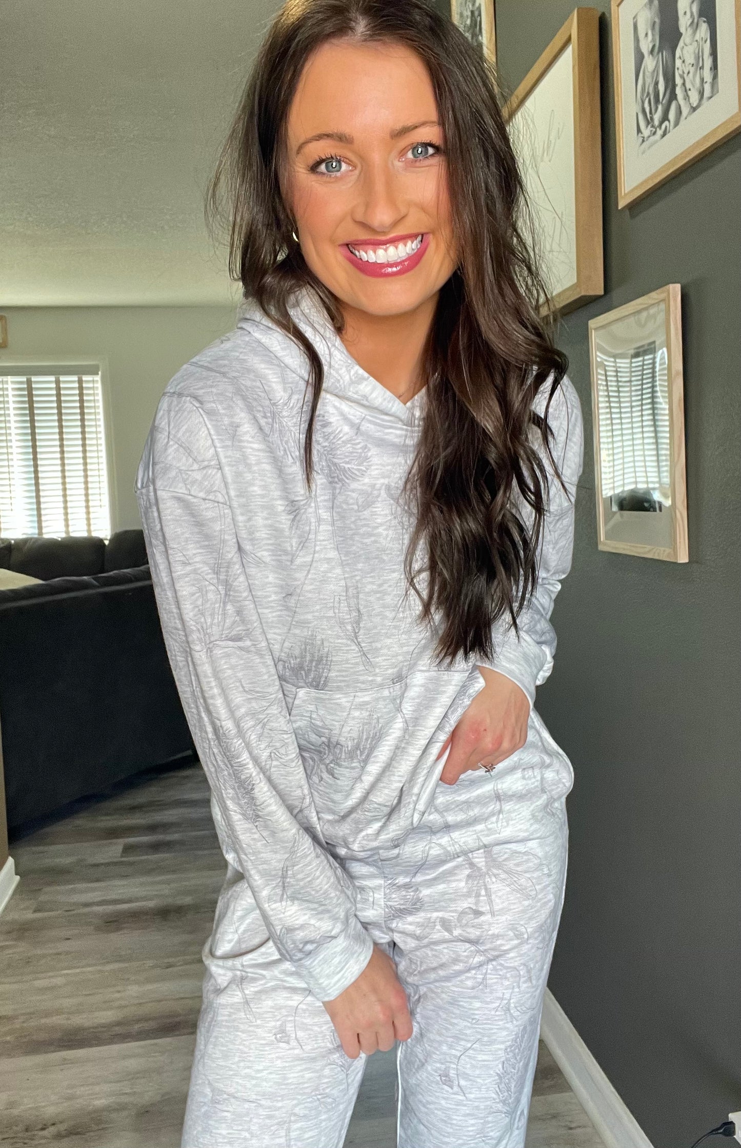 Leafy Hoodie Sweat Set